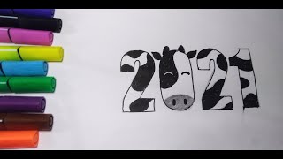 DRAW A PICTURE OF 2021