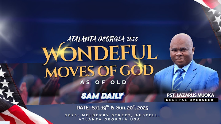 ATLANTA 2025 I WONDERFUL MOVES OF GOD AS OF OLD - DAY 1 II WITH PASTOR LAZARUS MUOKA | 19-07-2025