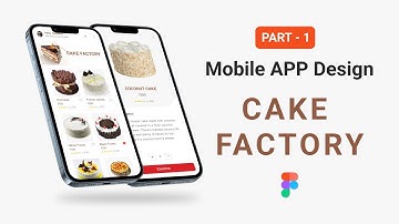 Mobile app design in Figma PART 1 | APP Design | UI/UX | UI Design for bakery | Creative Graphic
