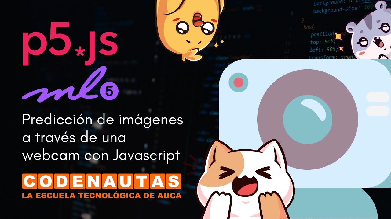 Predicción de imágenes con ml5js y una webcam - YouTube