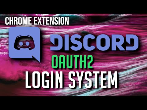 Discord Login System with Chrome Extensions(MV2) | OAuth2