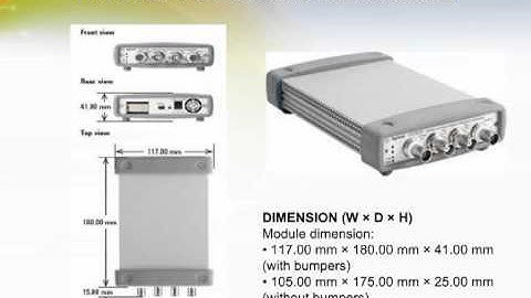 Product Overview of USB Modular Function/Arbitrary Waveform Generator: U2761A