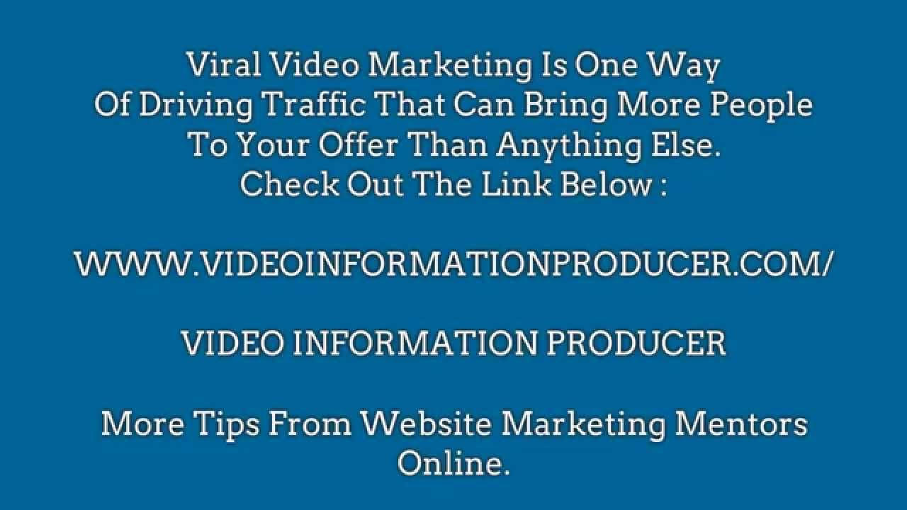 Viral Video Marketing Is One Way Of Driving Traffic