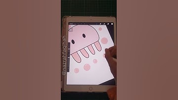 How to draw jellyfish🐙 in procreate