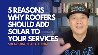 5 Reasons why roofing contractors should add solar to their product line by James the Solar Expert 191 views 1 year ago 3 minutes, 55 seconds