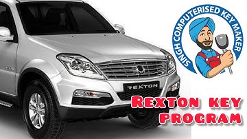 #Ssangyong #Rexton Key #Programming kaise karen x100 #Super se Mahindra