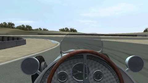 {rFactor} 1937 Grand Prix - A lap with the Mercedes W125 at Laguna Seca