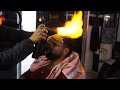 تصفيف الشعر بالنار آخر صيحات الحلاقة بغزة تصفيف الشعر بالنار آخر صيحات الحلاقة بغزة