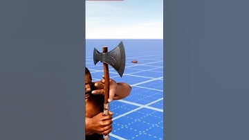 Bullet vs Axe 🪓 😎  #facts #3danimation #shorts