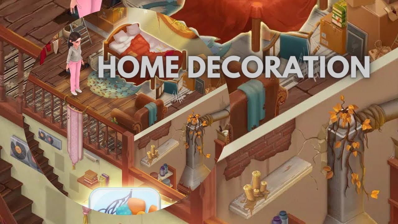 Decorating My home Family town apk game YouTube