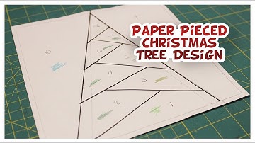 Paper Pieced Christmas Tree Design - Whitney Sews