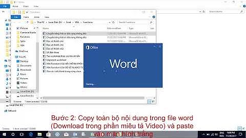 [VBA-Functions] Tạo hàm chuyển tiếng Việt có dấu sang không dấu
