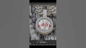 Making A Custom Chain Set 🥶🔥😤 #Shorts #GTA5 GTAV #GTARP #FiveM #blender