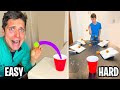 Don’t miss EASY vs HARD Ping Pong Trick Shots!