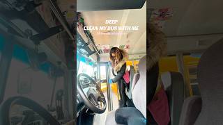 Clean my bus with meπ§Όπβ¨ #pregnant #deepcleaning #schoolbusdriver #30weekspregnant #workingmom