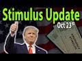 LARGER CHECKS? Second Stimulus Check Update | Stimulus Package Update | $200 Senior Cards - OCT 23rd