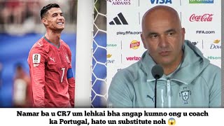 Sngap kumno ai jingkren u Coach ka Portugal ia u Cristiano Ronaldo hadien ba la kut ka jingialehkai 