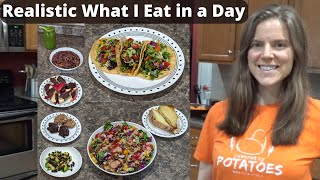 Realistic What I Eat in a Day - Oil-Free Whole Food Plant-Based