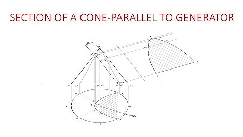 Section of a Cone- Parallel to Extreme Generator.