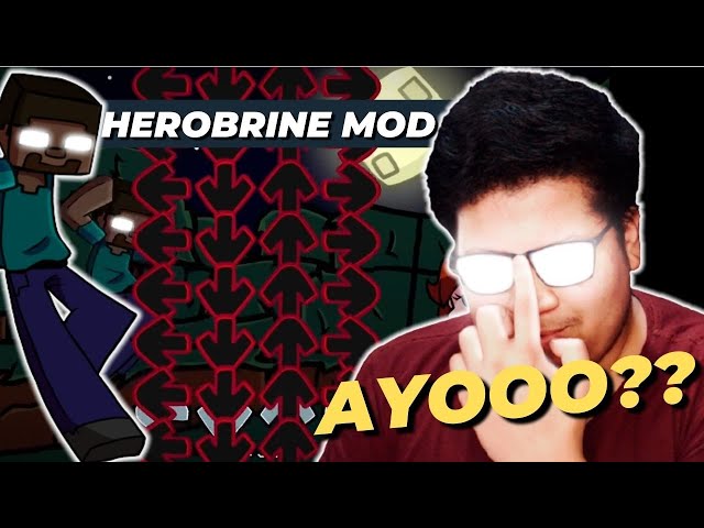 THIS MOD IS INSANE ! FNF VS HEROBRINE WEEK !!! class=