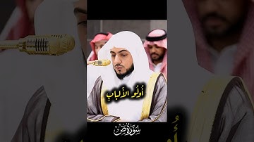 أُولُو الأَلبابِ تلاوة جميلة حجازية بأداء بديع لفضيلة الشيخ د. الوليد الشمسان لإمام الحرم المكي