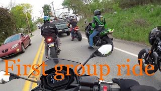 What to expect for your first group ride. POV new rider.
