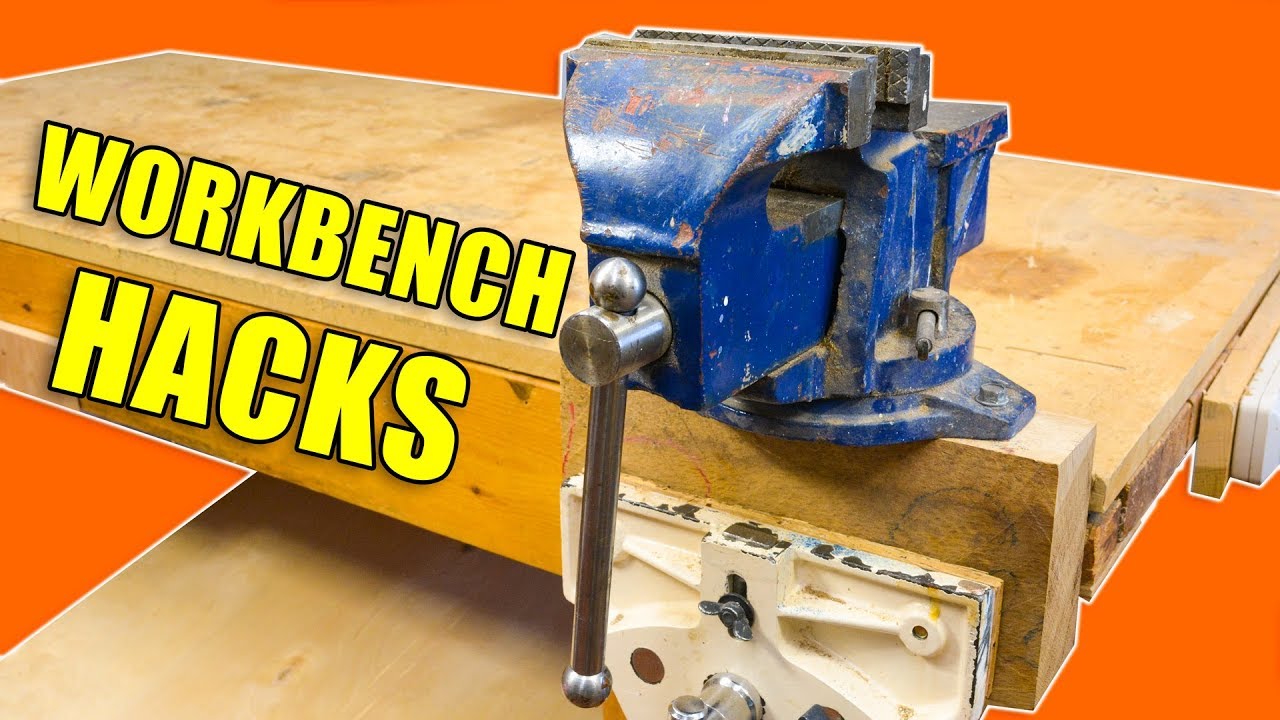 5 DIY Workbench Hacks / Woodworking Tips and Tricks - YouTube