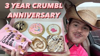 CRUMBL COOKIES REVIEW 157: Peach Cobbler, Oreo Krispy, Skillet Cookie, Confetti Cake, Mother’s