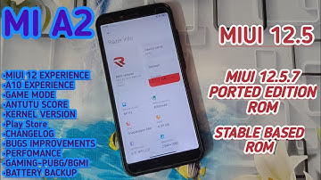 A10 RAZER OS MIUI 12.5 CUSTOM ROM FOR MI A2 || FULL REVIEW OF THE ROM