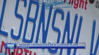 Woman receives LSBNSNLV license plate after request denied by DMV