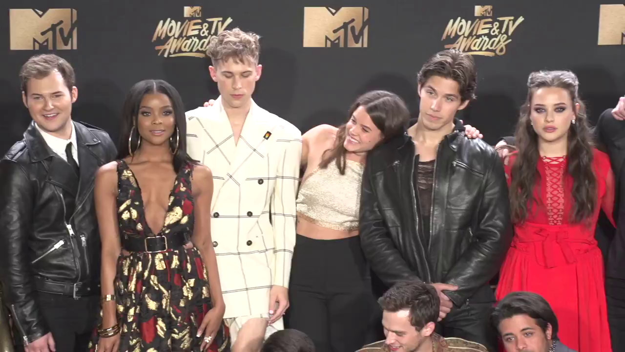 Cast of 13 Reasons Why @ MTV Movie and TV Awards - YouTube