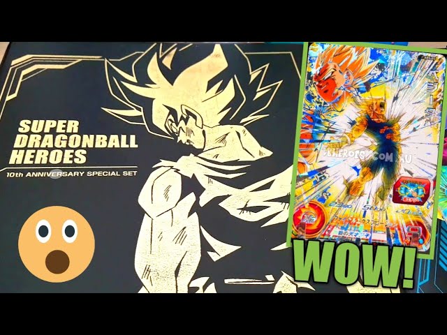 DRAGONBALL HEROES 10TH ANNIVERSARY BINDER OPENING! 7 AMAZING