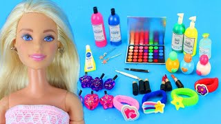 100 DIY Miniature Barbie  Doll Makeup Items