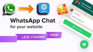 How To Add WhatsApp Click To Chat On Any Website | WhatsApp Chat To The Website In  Simple Steps screenshot 5