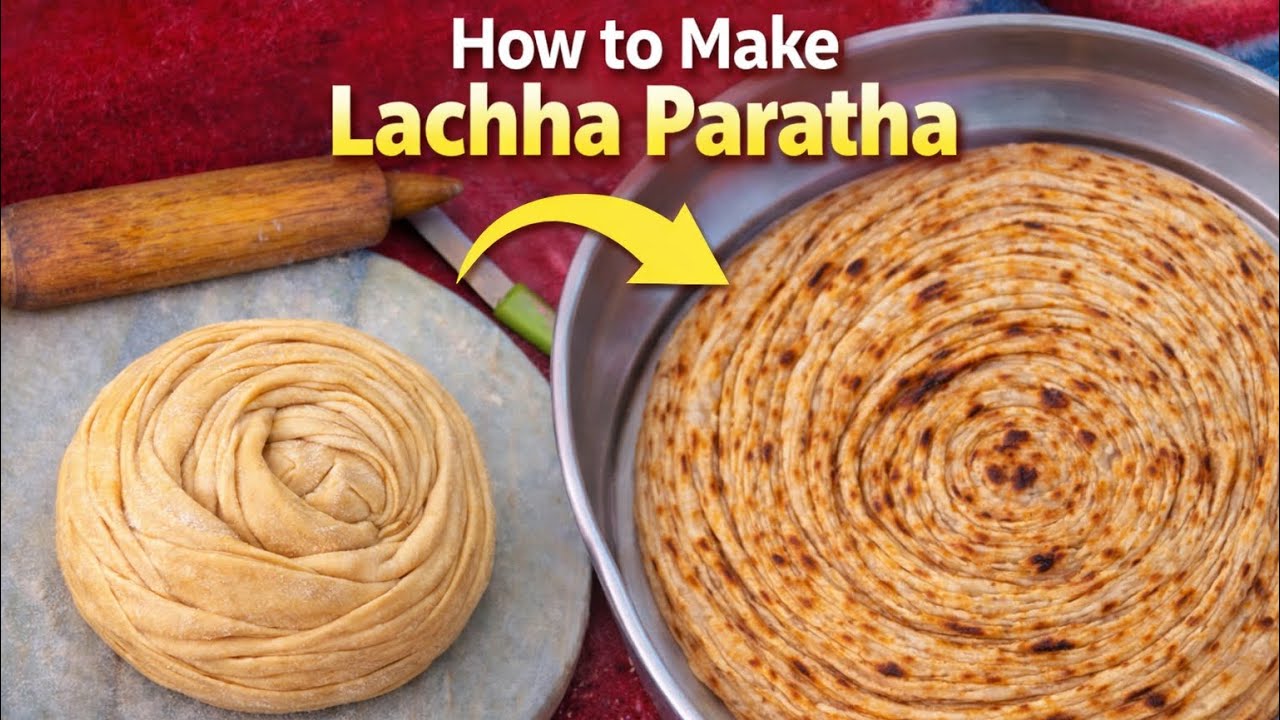 घर पर बनाएं perfect Lachha Paratha😍| हलवाई स्टाइल परतदार लच्छा पराठा रेसिपी | paratha recipe 
