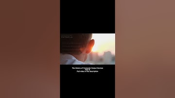 Computer Output Devices #shorts #trending