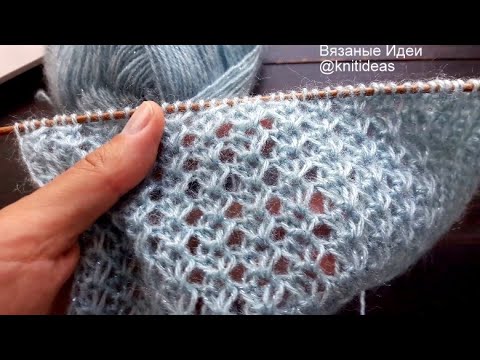 Very Easy 2 Row Repeat Knit Pattern! - YouTube
