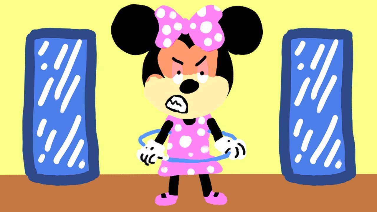 Minnie Mouse Clubhouse Gets Angry - Disney Junior Doodles - YouTube