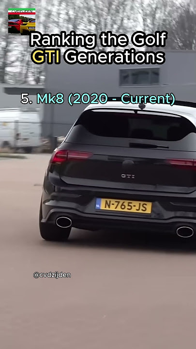 Ranking the Golf GTI Generations!