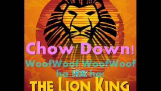 Video thumbnail of "Chow Down Instrumental [With Lyrics]"