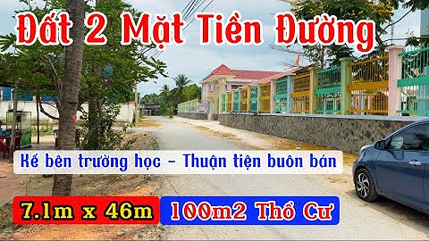 Đại Hạ Giá bán gấp đất 2 mặt tiền đường đường - Gần Trường Học & Trung Tâm Huyện Bến Cầu Tây Ninh