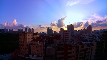 Skyline Timelapse: Day to Night l SainSmart FOV160° Raspberry Pi Camera