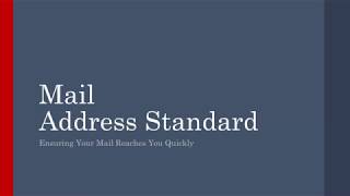 Mail Addressing