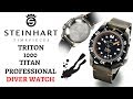 Steinhart triton 1000 titanium diver watch 4k