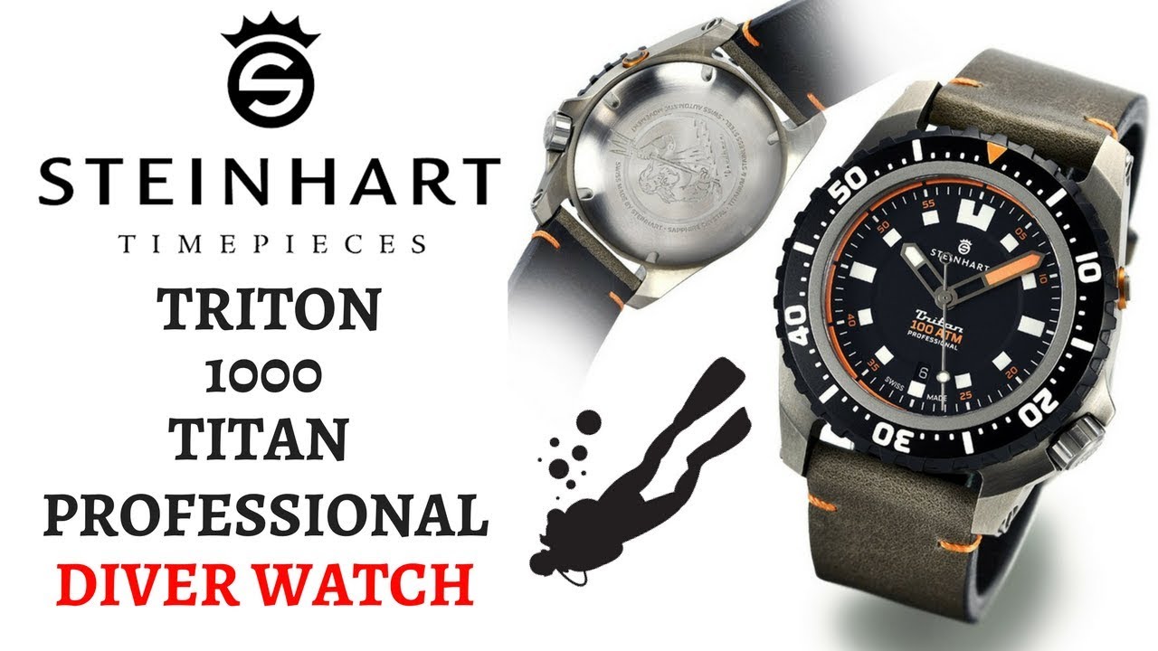 STEINHART TRITON 1000 TITANIUM DIVER WATCH (4K)