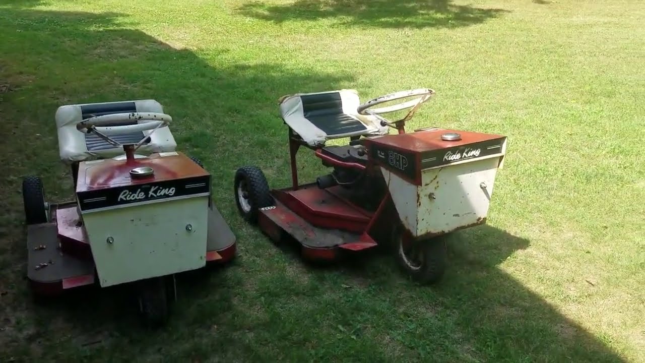 Vintage 1970s Swisher Ride King trycicle tractor YouTube