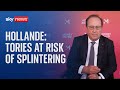 Conservatives at risk of splintering, ex-French president Francois Hollande says