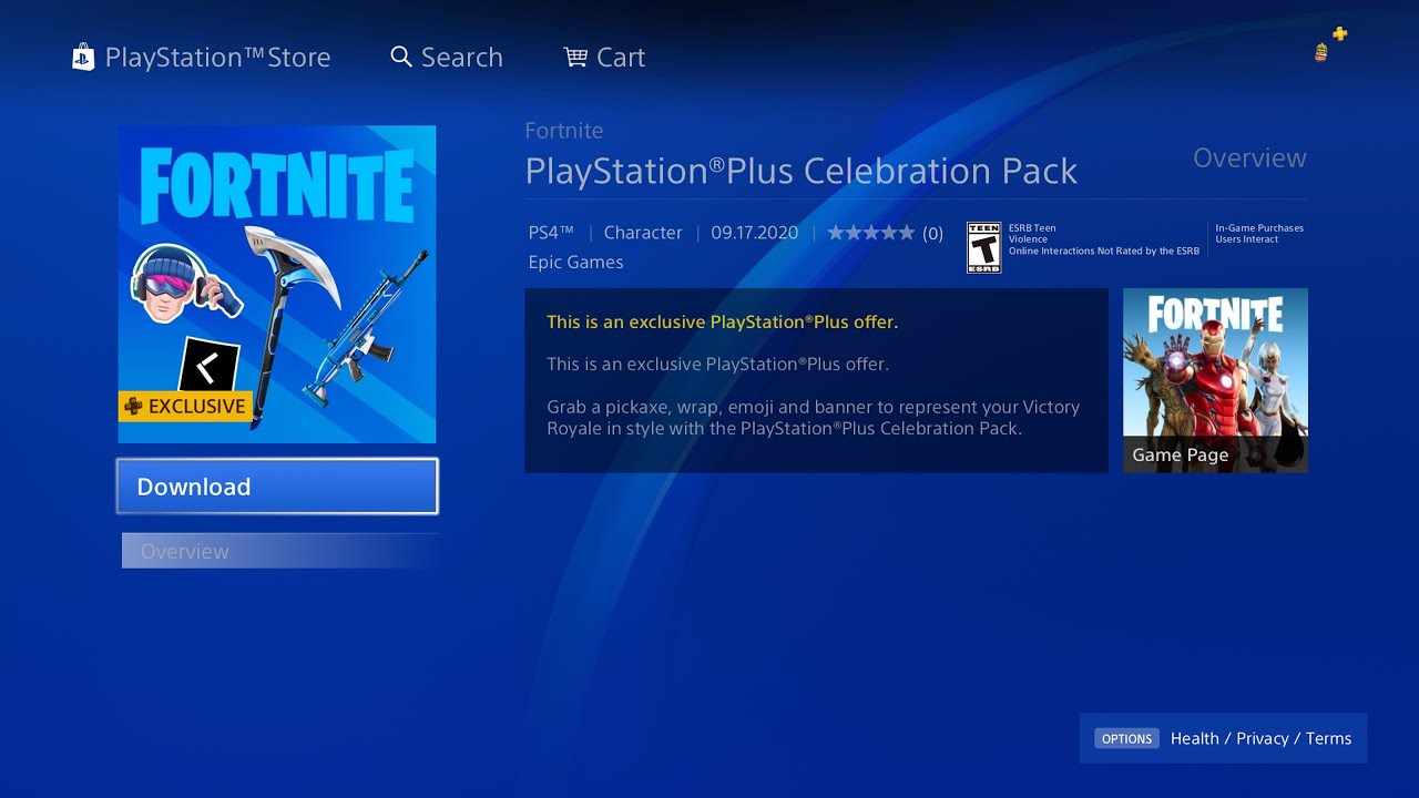 Fortnite 2 4 Playstation Plus Celebration Pack 11 Youtube