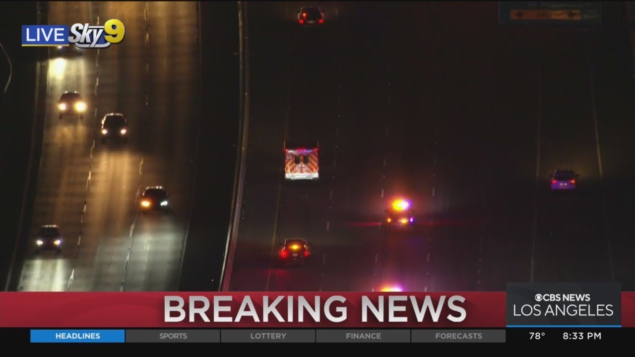 LAPD motorcycle officer injured in crash - YouTube