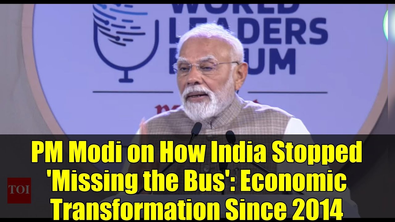 PM Modi on How India Stopped 'Missing the Bus': Economic Transformation Since 2014